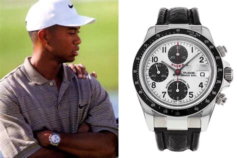 tudor tiger woods watch|tiger woods tag watch diamonds.